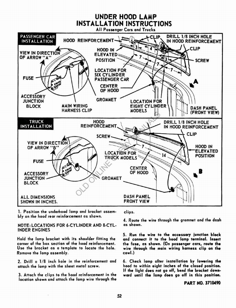 1955 Chevrolet Accessories Manual Page 47